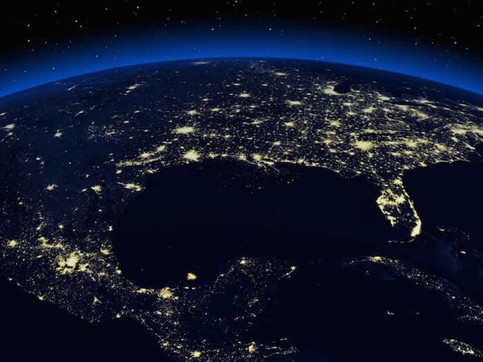 Нічні фото Землі, зроблені з космосу (25 фото)