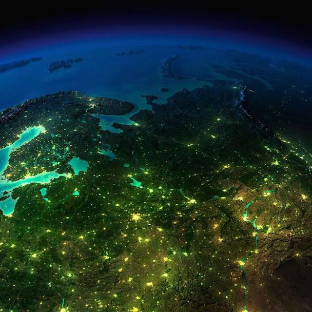 Нічні фото Землі, зроблені з космосу (25 фото)