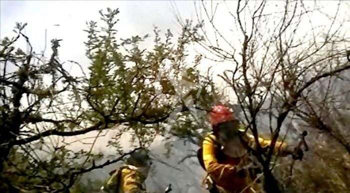 Камера мобільного телефону зняла загибель аргентинських пожежних (5 фото + відео)