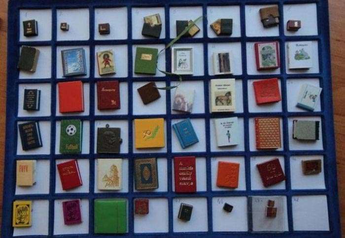 Найбільша колекція самих маленьких книг (10 фото)