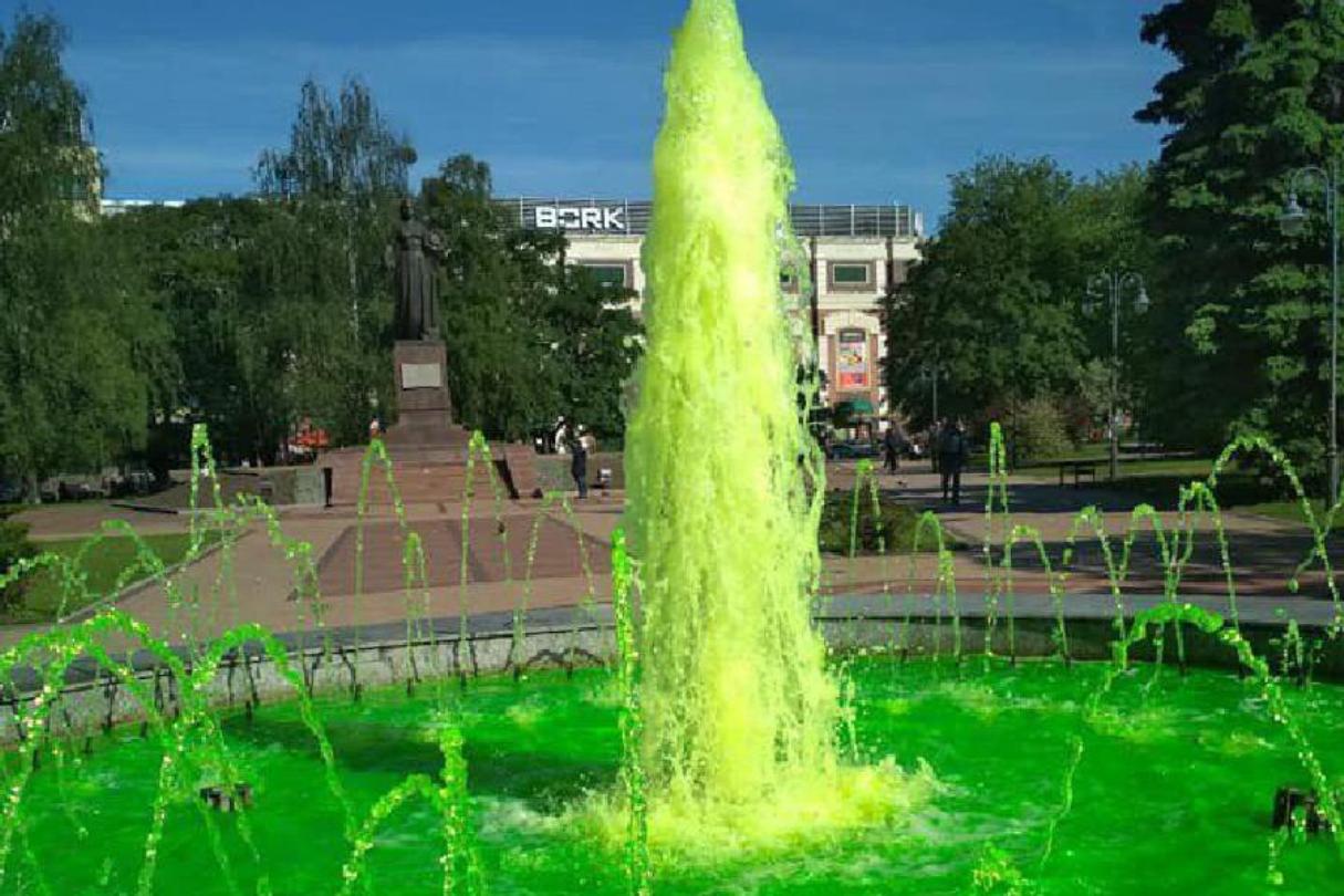 Зеленый фонтан в Калининграде Калининград