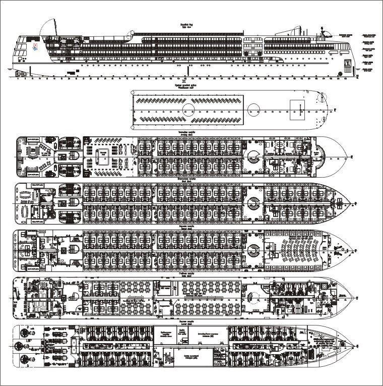 Спущен на воду круизный пассажирский лайнер «Пётр Великий» проекта PV300VD   Интересное