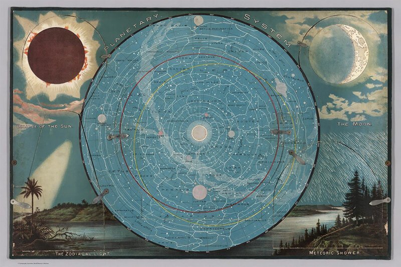 Географические карты и иллюстрации из атласа 19 века   Интересное