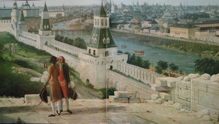 20 гравюр, на которых изображена Москва, какой она была 200 лет назад до большого пожара﻿ 