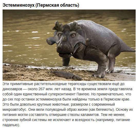 Доісторичні тварини, що населяли територію сучасної Росії (10 фото)