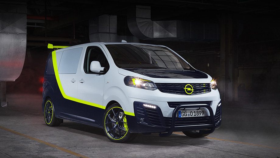 Немцы вспомнили боевик с концептом O-Team Zafira Life Авто и мото