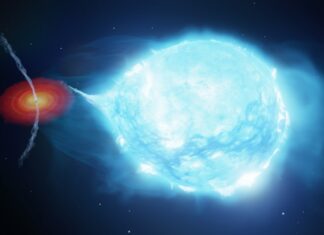 Danza cósmica: cómo los chorros de un agujero negro caníbal dan forma al universo